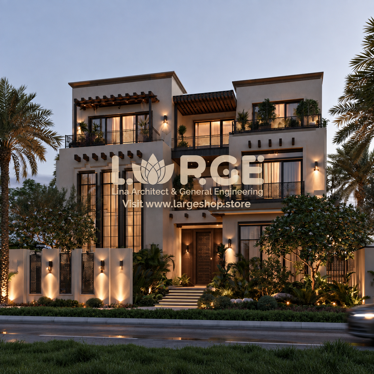 Elevation (Façade) design and massing studies